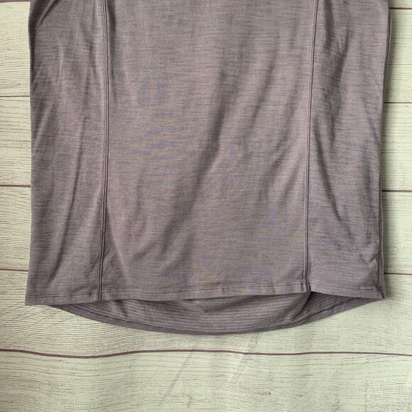 Lululemon Low Key Tank Top Heathered Dusty Dawn Open Back Keyhole - Picture 3 of 10